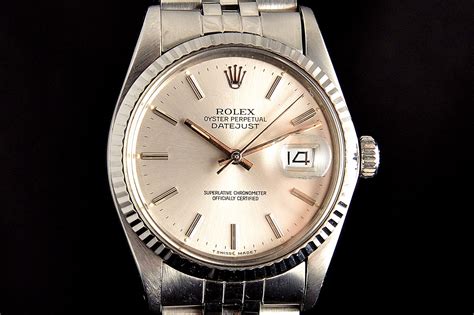 rolex con il cinturino in acciao|rolex datejust oro bianco.